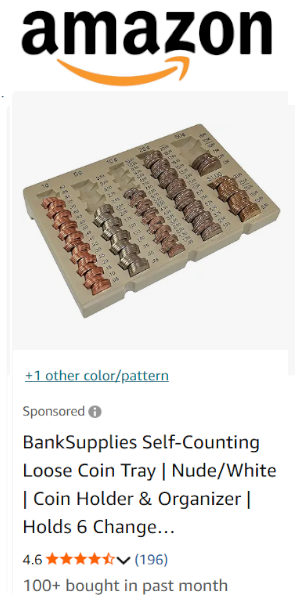 Coin Tray Organizer
