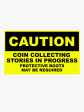 CAUTION: Coin Collecting Stories - Premium Unisex Crewneck T-shirt